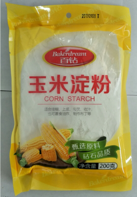 【安全配送】安琪百钻玉米淀粉200g