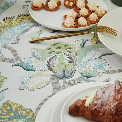 阳春小镇桌布美式田园桌布餐桌北欧茶几台布方桌布艺ins桌布定制 商品图4