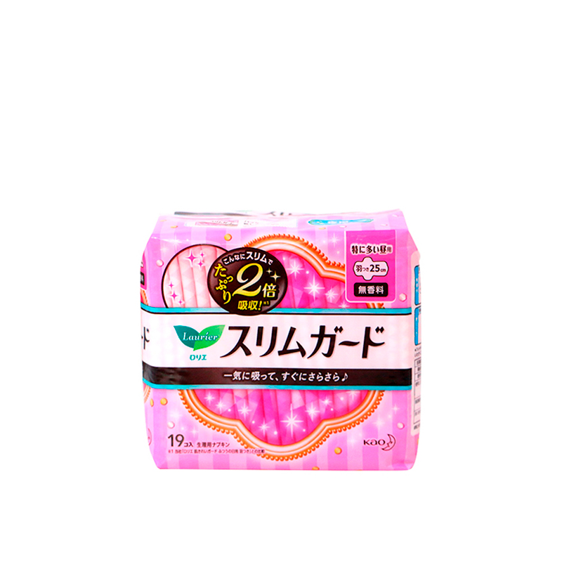 日本花王乐而雅s系列丝薄量多日用卫生巾20.5cm 28片