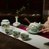 【成艺】【清雅凝香天青全组】汝窑功夫茶具套装趴花工艺茶壶茶杯套装家用送礼整套仿宋汝瓷开片 商品缩略图2