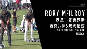 伍兹&小麦｜2019练习场挥杆练习-左前角度欣赏