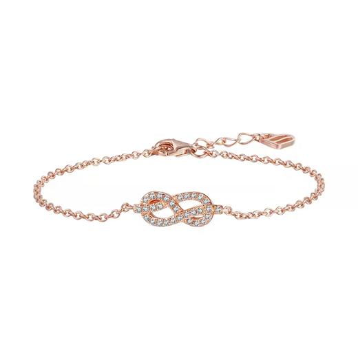 露台LOVEONTERRACE 无限的爱无限绳结925纯银镀手链 商品图4