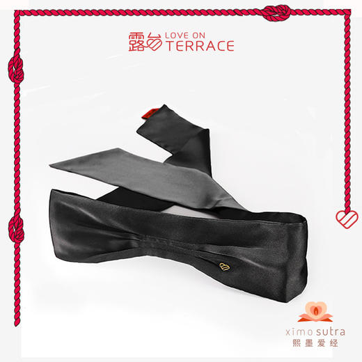 露台LOVEONTERRACE 捆绑之心泪痣美人情调眼罩丝带多用途发带头饰 商品图1