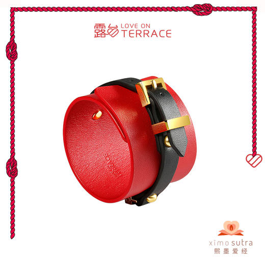 露台LOVEONTERRACE 魔法手链铐黄铜镀黄金配件进口牛皮三股绳双层粗手环 商品图1