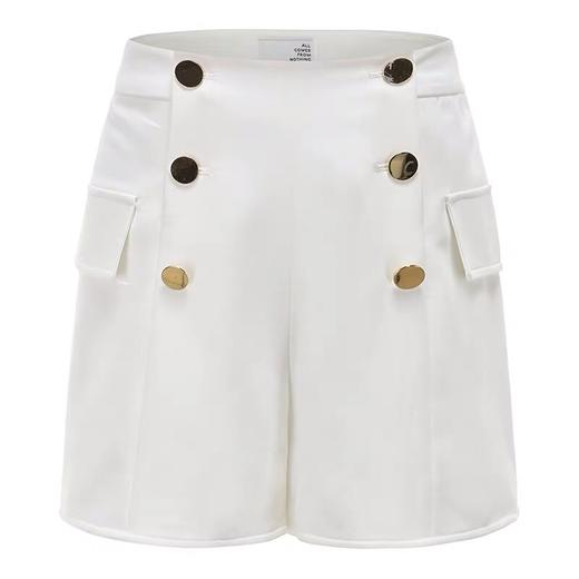 浅金饰扣短裤 商品图2