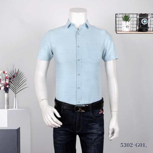 上男短袖衬衫5302-G01 商品图0