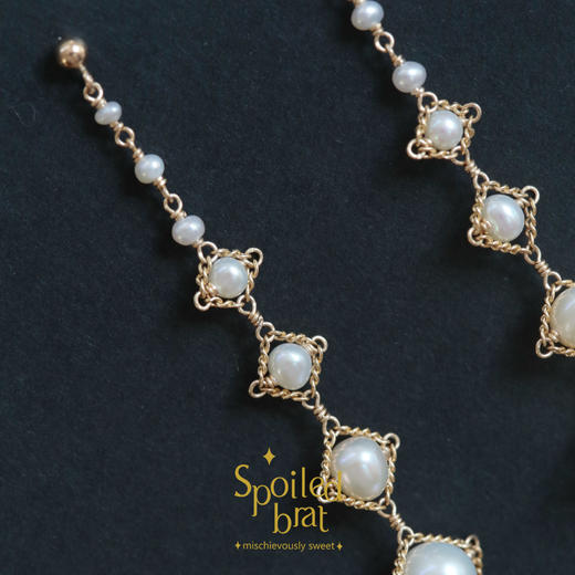 spoiledbrat jewelry凡尔赛系列渐变珍珠耳环 商品图1
