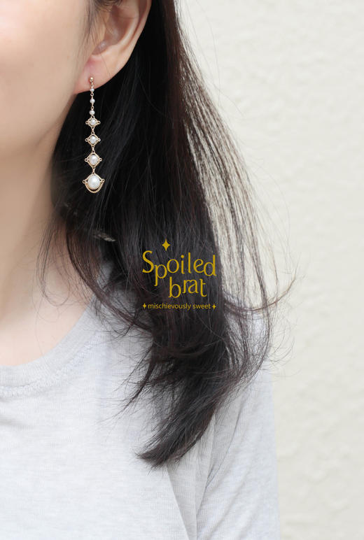 spoiledbrat jewelry凡尔赛系列渐变珍珠耳环 商品图3
