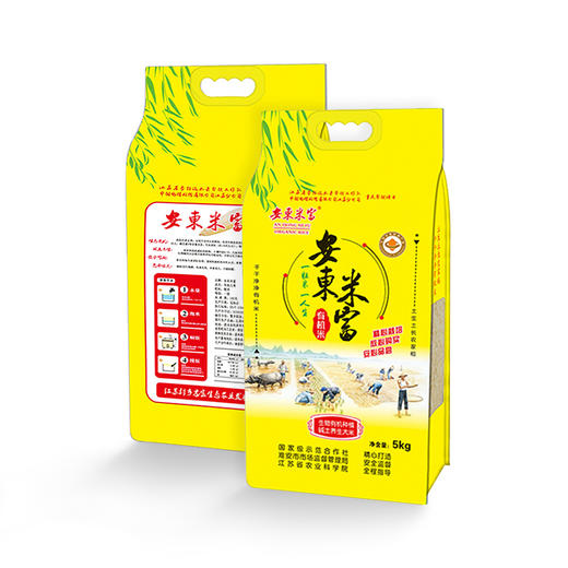 安东米富 有机米 5kg 袋装大米 商品图1