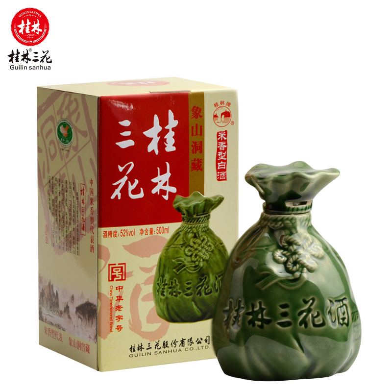 洞藏-象山洞藏桂林三花酒500ml-52度