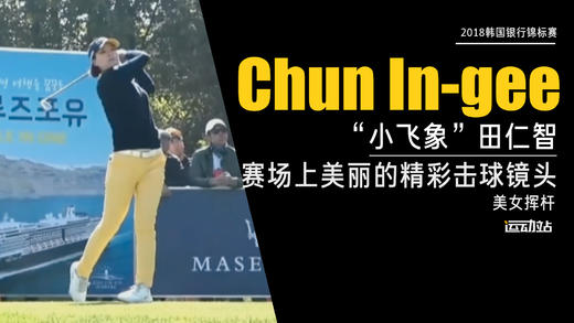 “小飞象”田仁智｜赛场上美丽的精彩击球镜头-2018韩国银行锦标赛 商品图0
