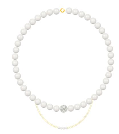 【施华洛世奇】珍珠项链材料包 商品图0