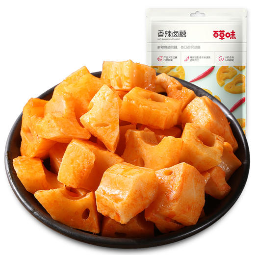 百草味香辣卤藕180g 商品图0