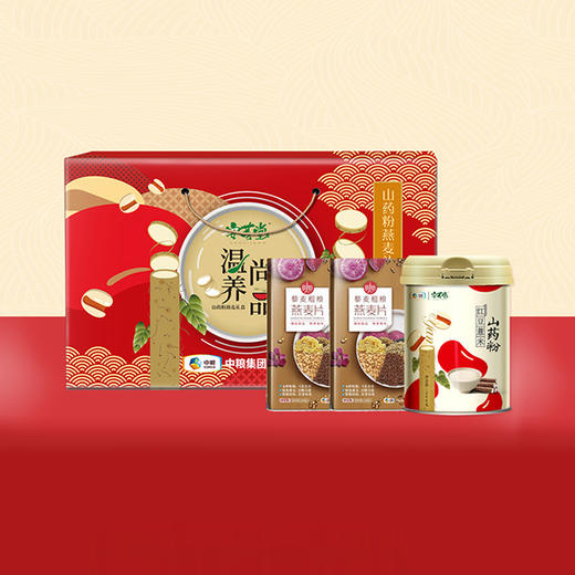 中粮 温尚养品山药粉燕麦礼盒 商品图1