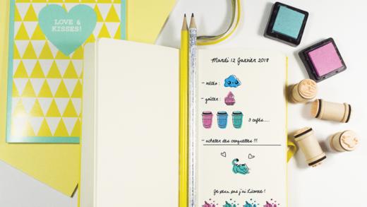 【法国Aladine】木头双面印章套装（可爱系） 商品图0