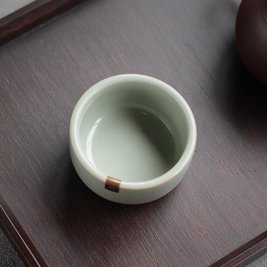 【分寸汝窑】【小品杯】3.7x7.
