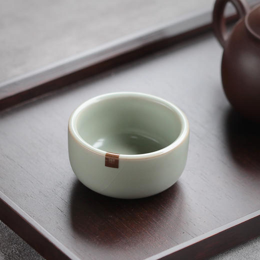 【分寸汝窑】【小品杯】3.7x7.
