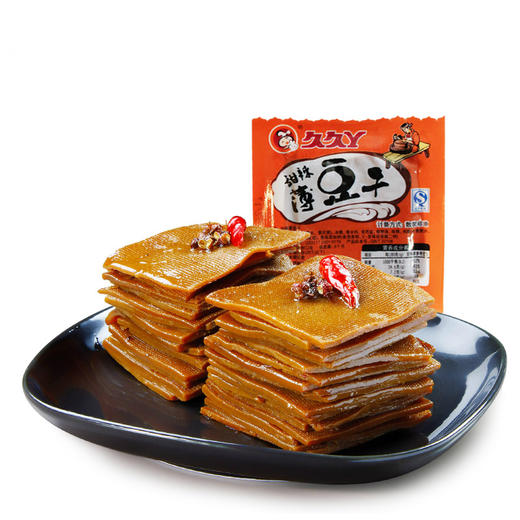 久久丫甜辣薄豆干185g 商品图3