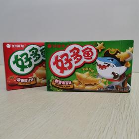 好丽友好多鱼饼干33克/34克（口味随机）
