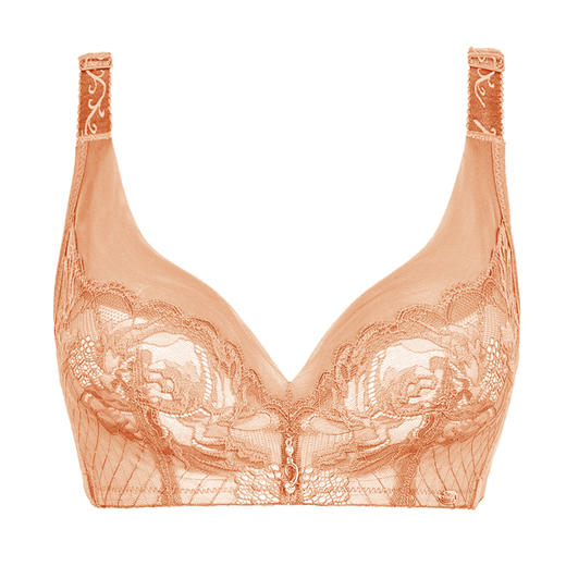 皇家丽美托胸聚拢文胸收副乳无钢圈蕾丝美背四排扣宽侧收深V内衣WW1818-3 商品图3