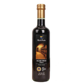 莫利黑醋 意大利进口摩德纳黑醋500ml 葡萄酒酿造食醋