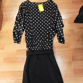 波点毛衣裙10802