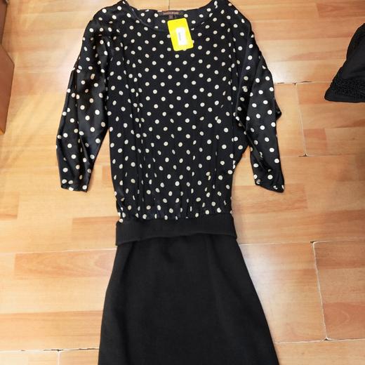 波点毛衣裙10802 商品图0