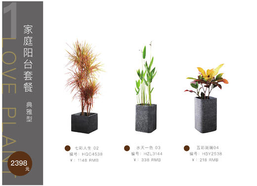 家庭阳台套餐典雅型 商品图0