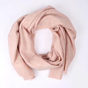 TUMAR羊绒披巾-肉粉