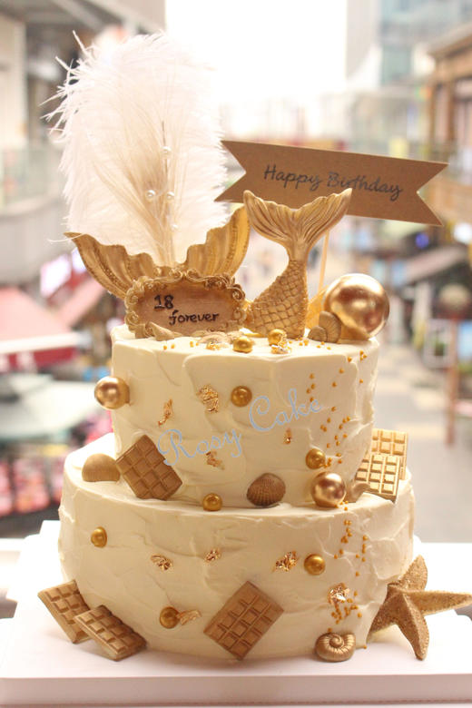 巴洛克风双层蛋糕 商品图0