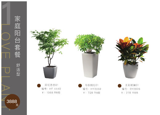 家庭阳台套餐舒适型 商品图0