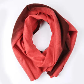 TUMAR羊绒环形围巾-酒红