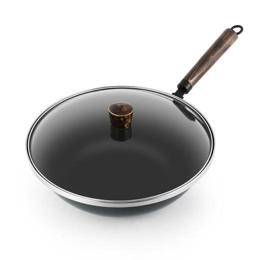 赫曼德(nolte)厨房烹饪锅具炒菜不粘锅煎锅搪瓷炒锅