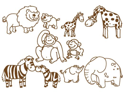 【法国Aladine】儿童印章-非洲动物 商品图1