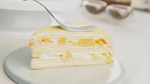 榴芒双拼千层-幸福下午茶，榴莲+芒果两种口味一次到位 手工现煎（约8英寸共10块）幸福下午茶（南京幸福西饼蛋糕） 商品图2