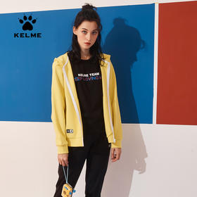 kelme/卡尔美 夏季简约基础短袖T恤女运动休闲棉t透气上衣女