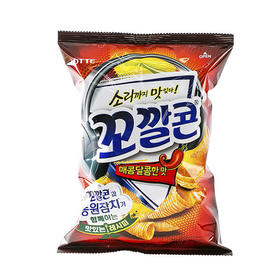 乐天 帽形玉米酥辣味 