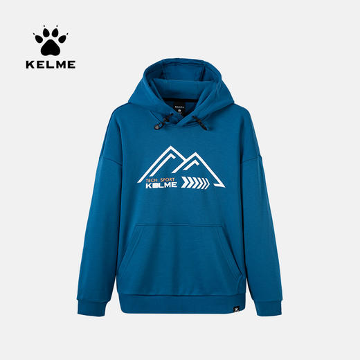 卡尔美春季时尚休闲卫衣男运动连帽宽松韩版学生套头衫 商品图0