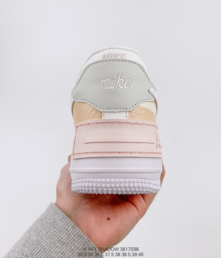 耐克nike wmns air force 1 shadow奶油黄小雏菊空军一号增高低帮百搭