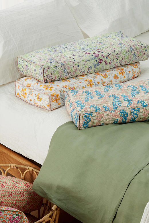 经典长方形双单人荞麦枕头护颈椎枕头棉枕套成人全荞麦壳枕头 商品图1