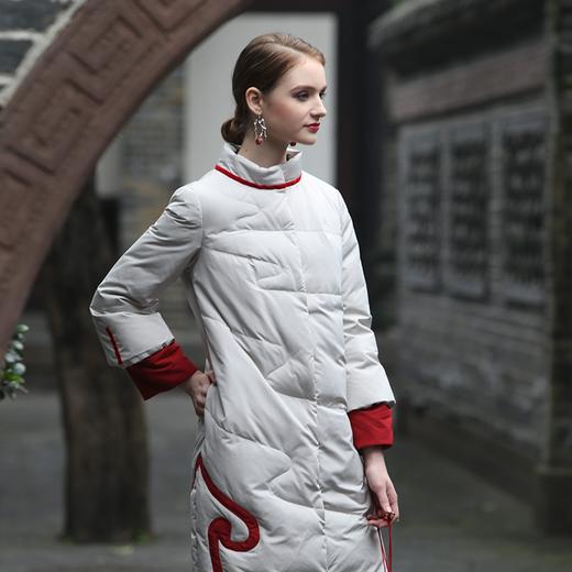 HP180186 女中式中长斜扣 商品图3