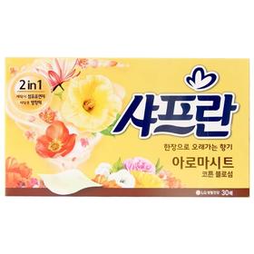 LG 衣物柔顺芳香纸巾-木棉 黄30P 