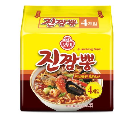 出口版【4连包】不倒翁 真海鲜杂烩面130g*4  商品图0