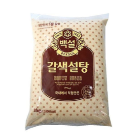 【中文】白雪 黄糖3kg 