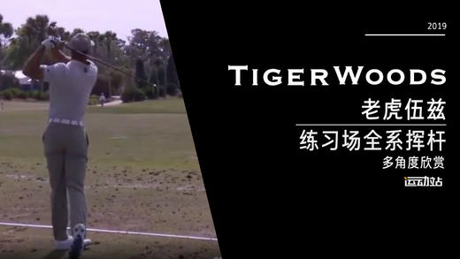 老虎伍兹｜2019练习场全系挥杆-多角度欣赏 商品图0