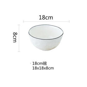 圆圈点点18cm面碗