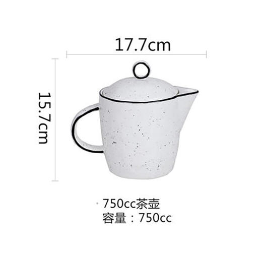 圆圈点点750cc茶壶 商品图0