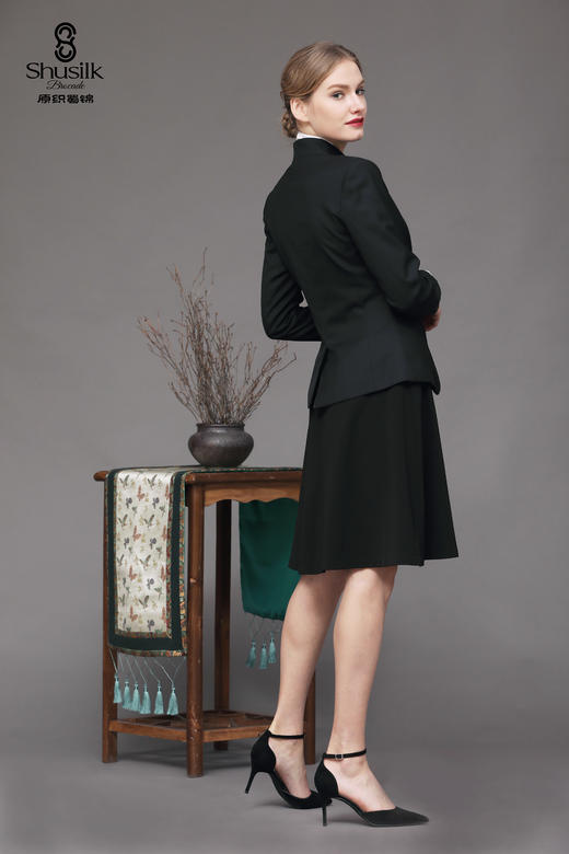 25BWZ9274蜀锦商务西装上衣GZ1905 商品图3