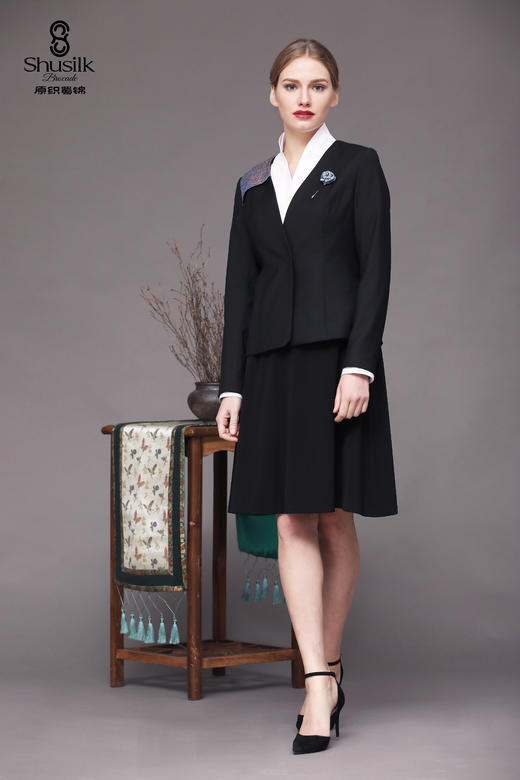 25BWXZ9273肩膀蜀锦西装上衣GZ1903 商品图3