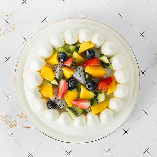 【盛放鲜果蛋糕1个】🔥「免费赠送1个熊猫人唱歌+跳舞+主持」 商品图2